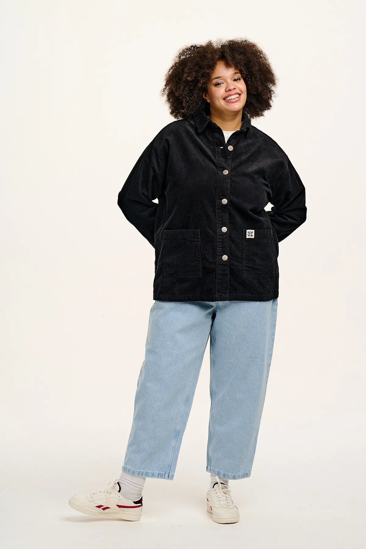 olly__corduroy_jacket_in_black_3.webp Lucy & Yak Olly - Corduroy Jacket in Black