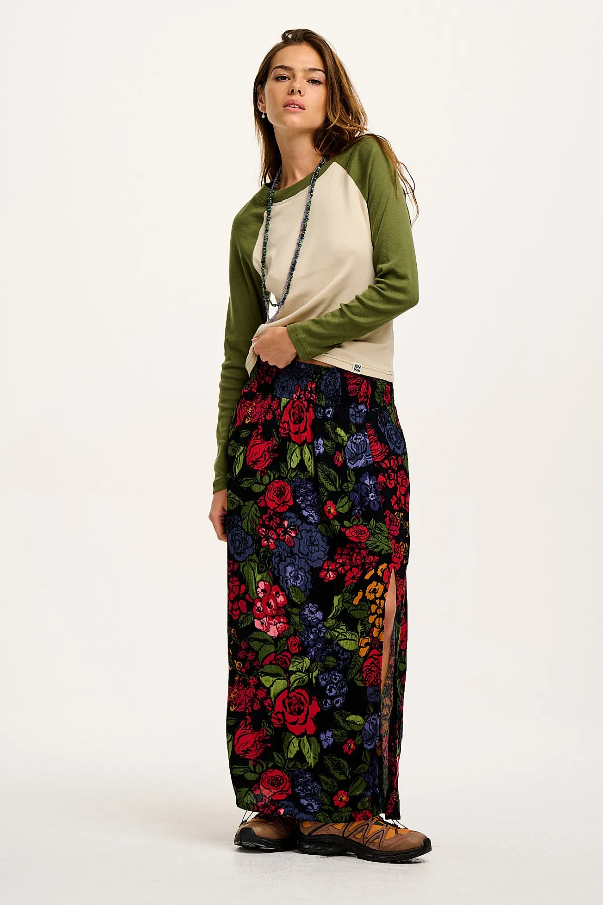 poppy__elasticated_waist_skirt_in_maria_print_7.webp Lucy & Yak Poppy - Elasticated Waist Skirt in Maria Print